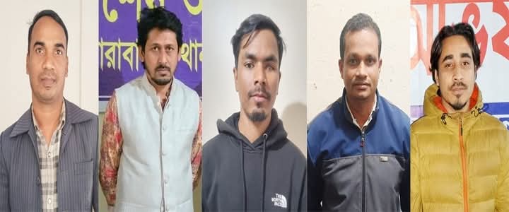 অপারেশন ডেভিল হান্ট অভিযানে জগন্নাথপুরের ছাত্রলীগ নেতা “জুয়েল” সহ ৫ জন গ্রেপ্তার