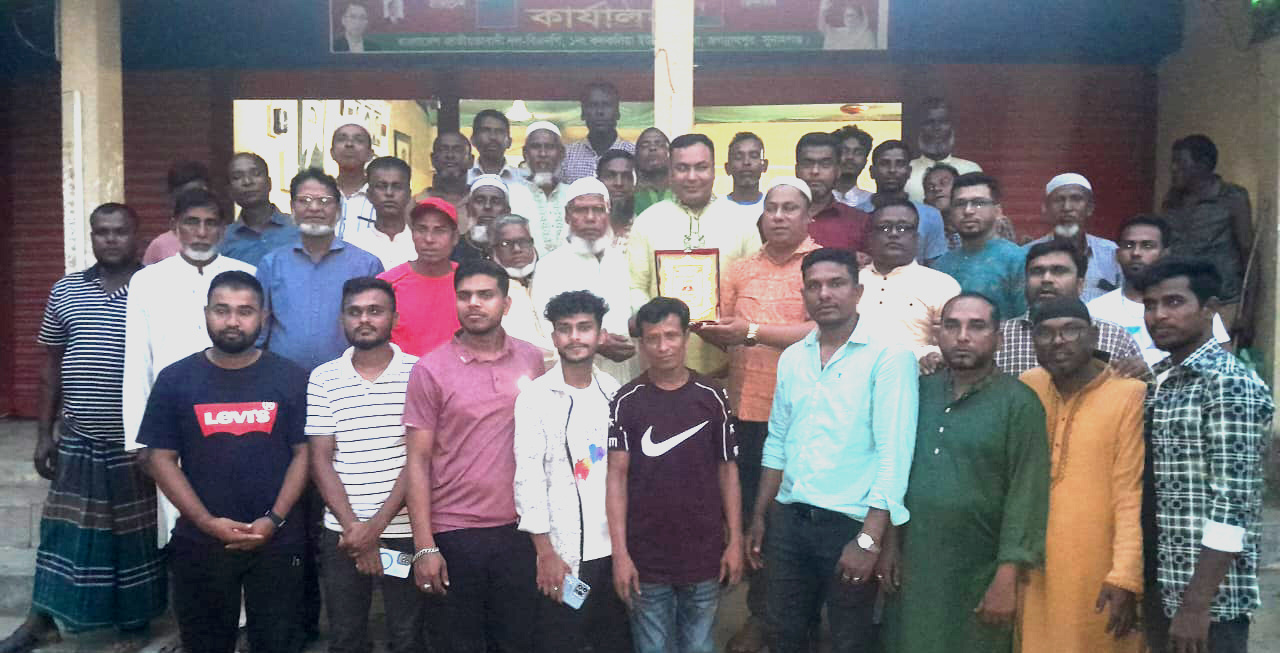 পুর্তগাল প্রবাসী বিএনপি নেতা “শামসুজ্জান”কে কলকলিয়া বিএনপির সংবর্ধনাও সম্মাননা ক্রেষ্ট প্রদান