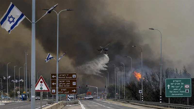 দাবানলে পুড়ছে ইসরায়েল, ‘জরুরি অবস্থা’ ঘোষণা