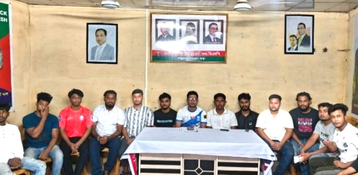 জগন্নাথপুরে থানা থেকে আ,লীগের ৩ নেতাকে ছেড়ে দেওয়ার অভিযোগ ছাত্রদলের