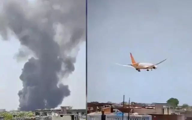 ভারতে ২৪২ যাত্রী নিয়ে লন্ডনগামী উড়োজাহাজ বিধ্বস্ত