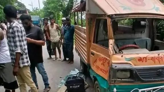 শান্তিগঞ্জে লেগুনা ও সিএনজির সংঘর্ষে শিশু সহ ২ জন নিহত ও আহত ৬