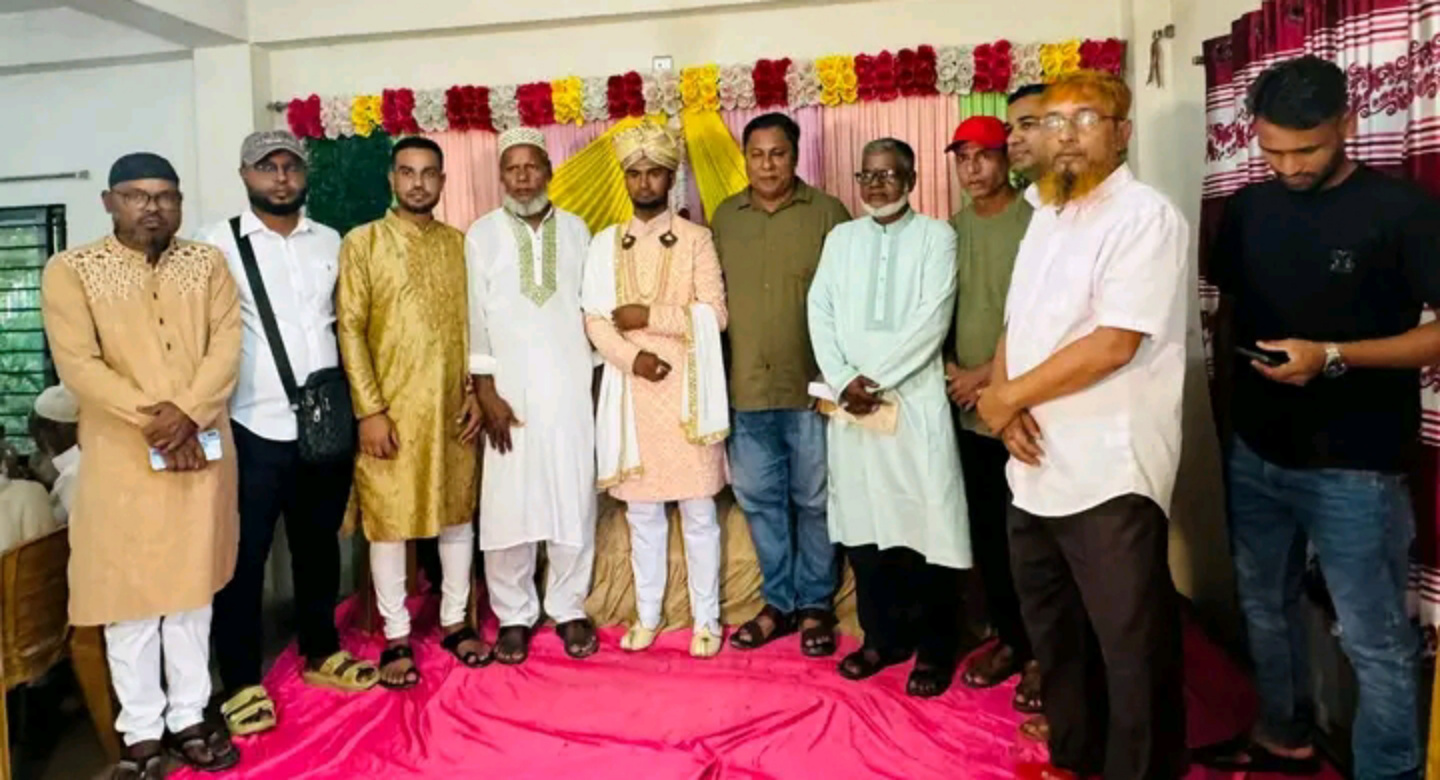 কলকলিয়া ইউনিয়ন বিএনপির আহবায়ক তুতির মেয়ের বিবাহ সম্পন্ন, প্রীতিভোজ অনুষ্ঠিত