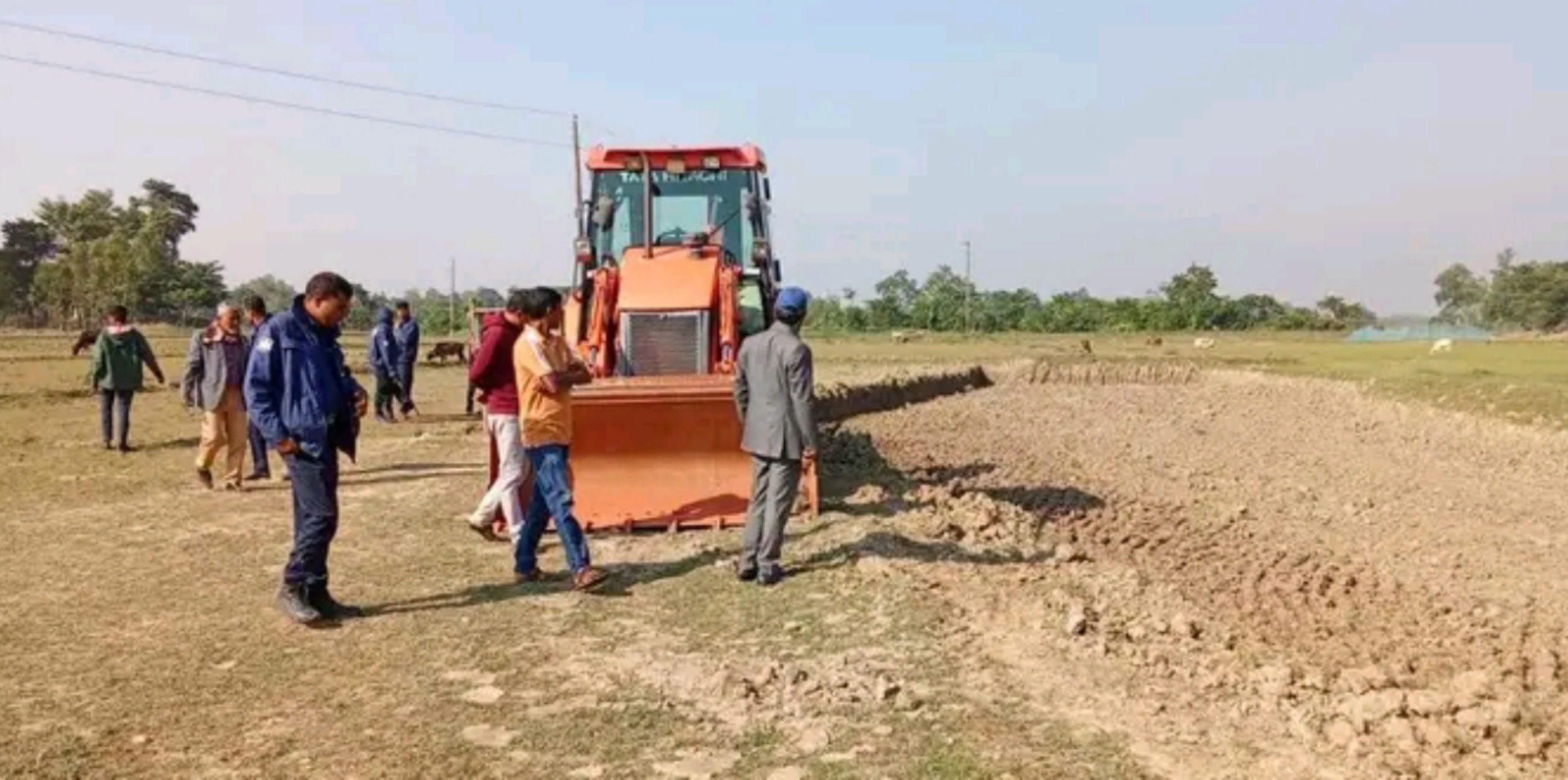 জগন্নাথপুরে কৃষি জমিতে মাটি কাটার অপরাধে দুই জনকে  জেল-জরিমানা