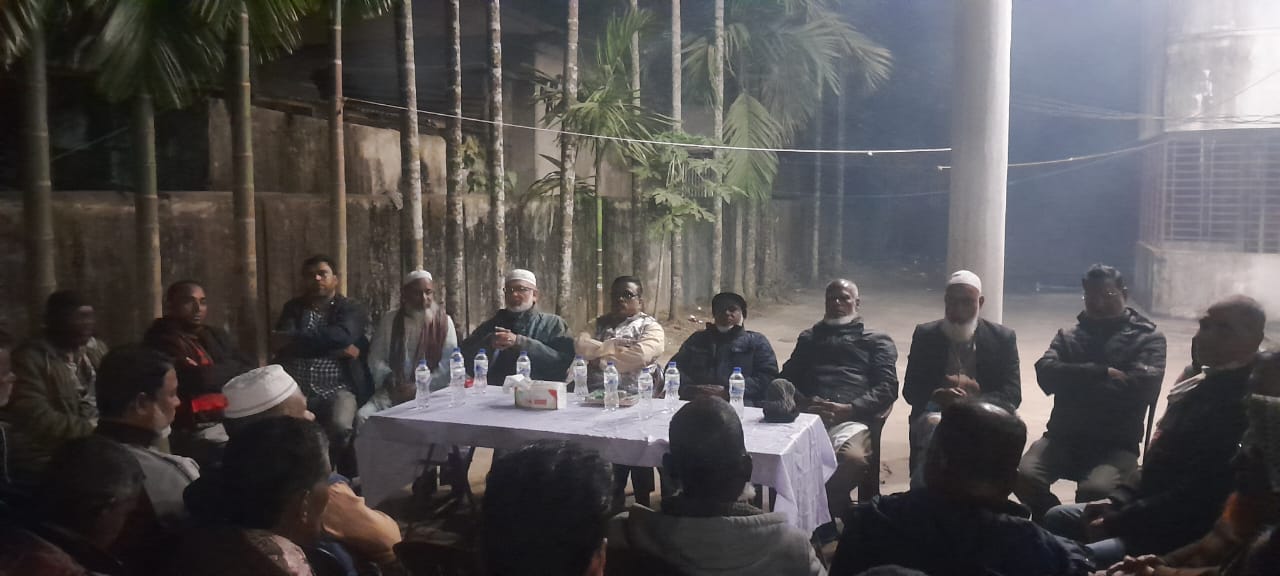 সুনামগঞ্জ-৩ আসনে বিএনপির প্রার্থী কয়ছর এম আহমদ এর সমর্থনে কলকলিয়ায় বিএনপির উঠান বৈঠক