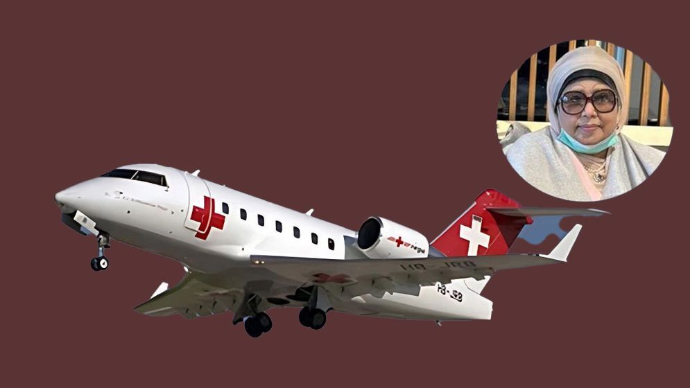 খালেদা জিয়ার জন্য ৬ নভেম্বর বিকালে জার্মানি থেকে আসছে এয়ার অ্যাম্বুলেন্স