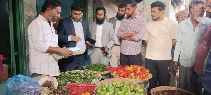 রানীগঞ্জ বাজারে ভ্রাম্যমাণ আদালতের মাধ্যম জরিমানা আদায়