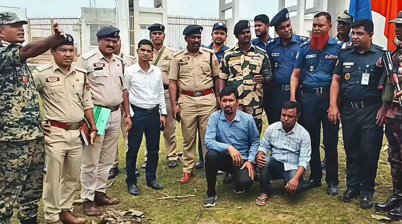চুনারুঘাট সীমান্ত দিয়ে ২ ভারতীয় নাগরিককে হস্তান্তর