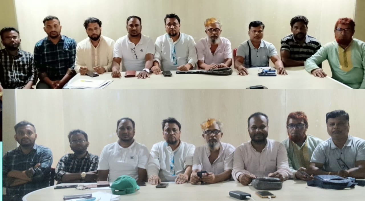 জগন্নাথপুর সাংবাদিক ফোরাম এর জরুরী সভা ও আহবায়ক কমিটি গঠন