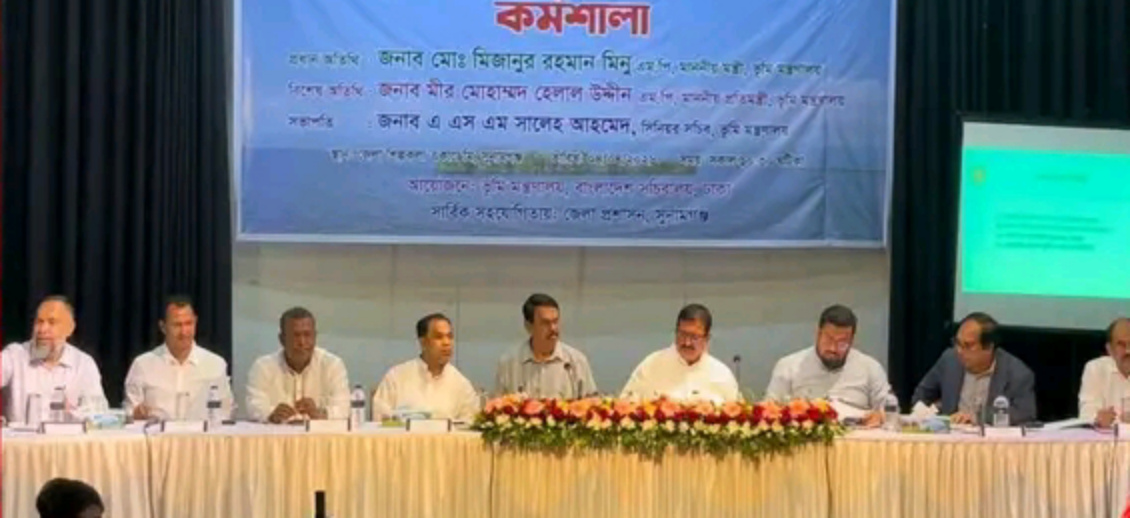 শীঘ্রই আমরা খাদ্যে স্বয়ংসম্পূর্ণতা অর্জন করব- সুনামগঞ্জে ভূমিমন্ত্রী মিনু