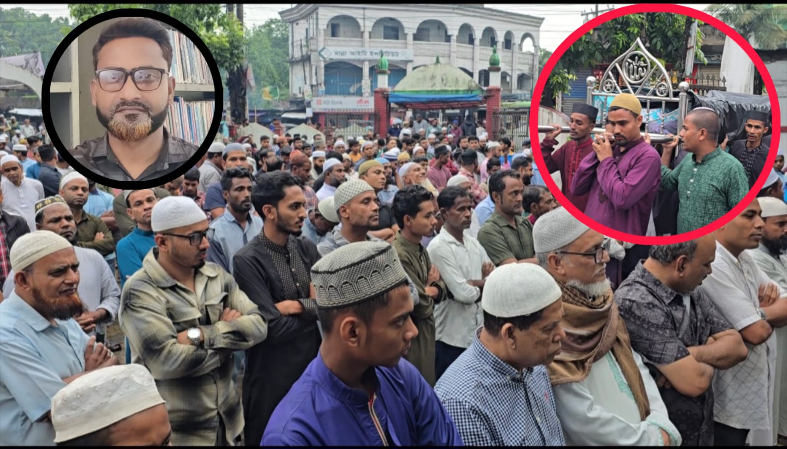 সাংবাদিক হারুন-রশিদ এর জানাজার নামাজে হাজারো মানুষের ঢল দাফন সম্পন্ন, বিভিন্ন মহলের শোক