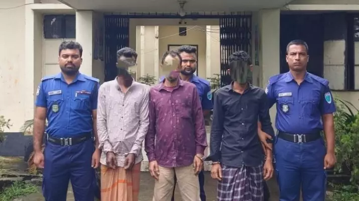 তাহিরপুরে মাদক ব্যবসায়ী সহ তিন জন গ্রেপ্তার