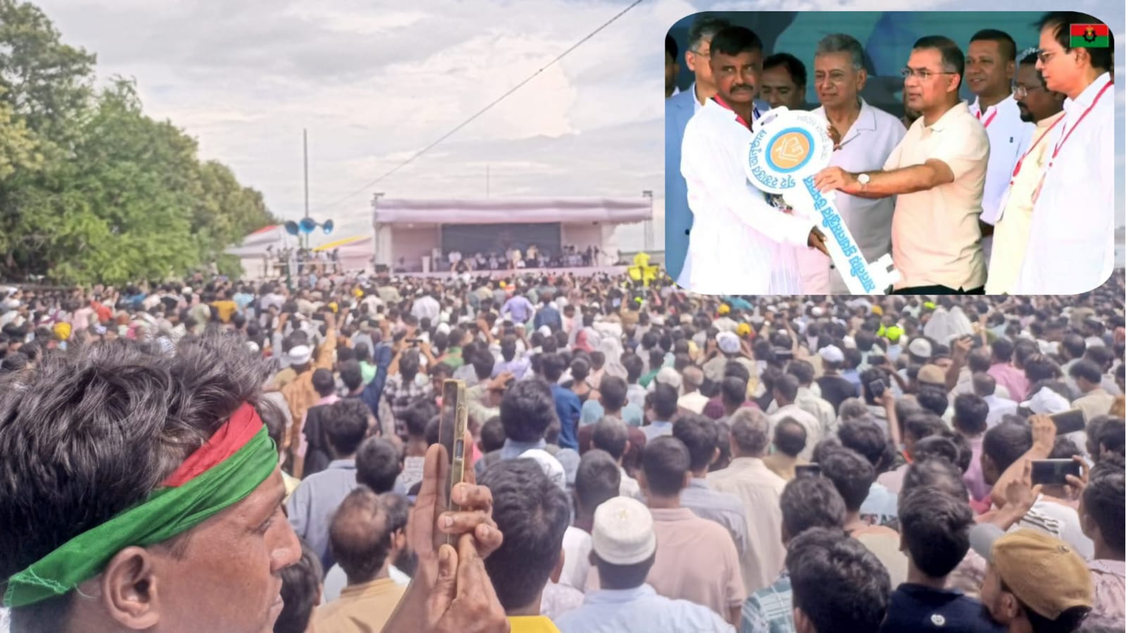 বাঁশখালীতে প্রধানমন্ত্রীর আগমন ঘিরে জনতার ঢল, ক্ষতিগ্রস্তদের হাতে নতুন ঘরের চাবি 