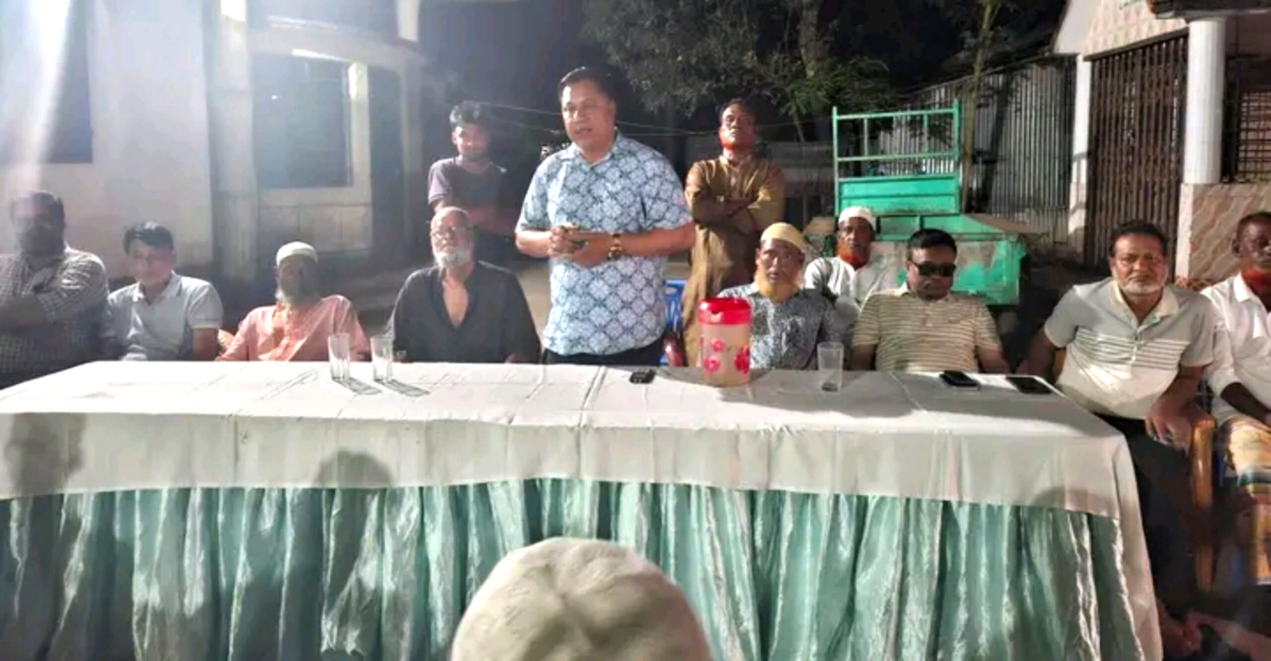কলকলিয়া ইউপি নির্বাচনে চেয়ারম্যান পদপ্রার্থী হাজী মোঃ আব্দুস সোবহান এর সমর্থনে গলাখালে উঠান বৈঠক